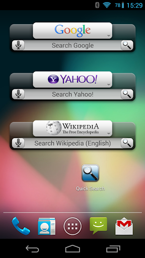 Quick Search Widget