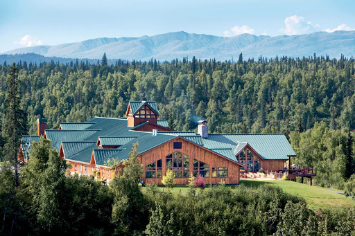Mt-McKinley-Princess-Wilderness-Lodge - During a stay at Mt. McKinley Princess Wilderness Lodge, you can take in beautiful views of the Alaska Range. Book it as part of a pre- or post-cruise with Princess.