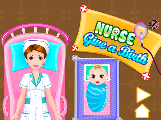 Nurse give a birth