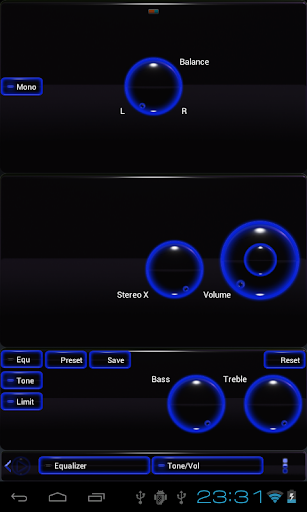 【免費生活App】poweramp skin glow blue-APP點子