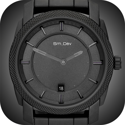Dev Clock. Часы черные видео
