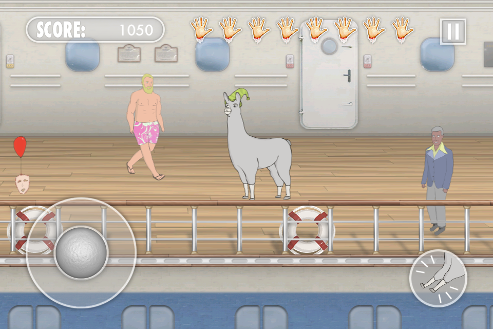 Android application Llamas with Hats screenshort