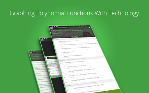 【免費教育App】Polynomial Functions Course-APP點子