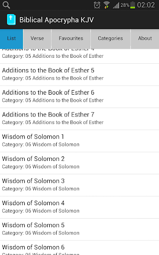 【免費書籍App】Biblical Apocrypha KJV-APP點子