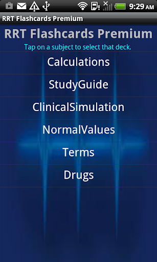 RRT Flashcards Premium