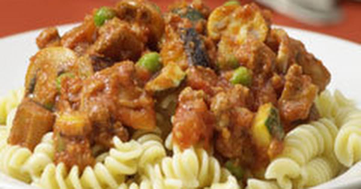 Pasta Peas Ground Beef Recipes Yummly