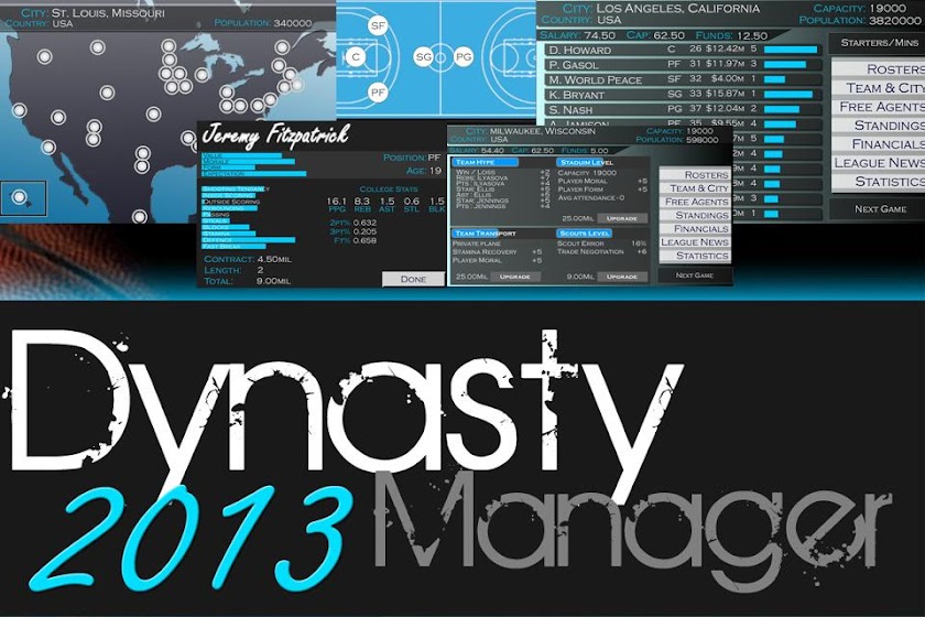 Basketball Dynasty Manager 13 Screen 1
