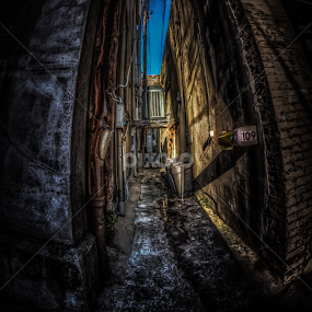 dark alley 1 by Maurice FitzGerald - City,  Street & Park Historic Districts