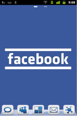 Facebook Fan Go Launcher Theme v9.0