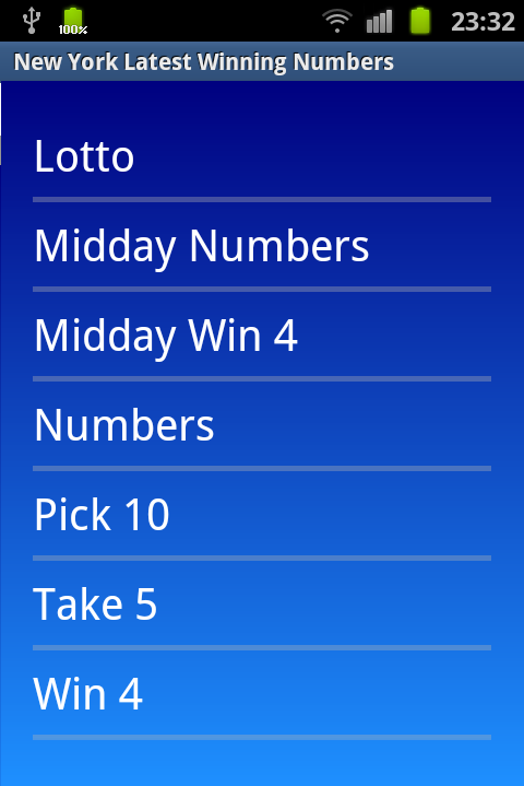 New York winning numbers - Android Apps on Google Play