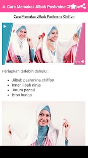 Tutorial Hijab Pashmina Screenshots 1