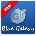 Blue Galaxy GO Keyboard Theme