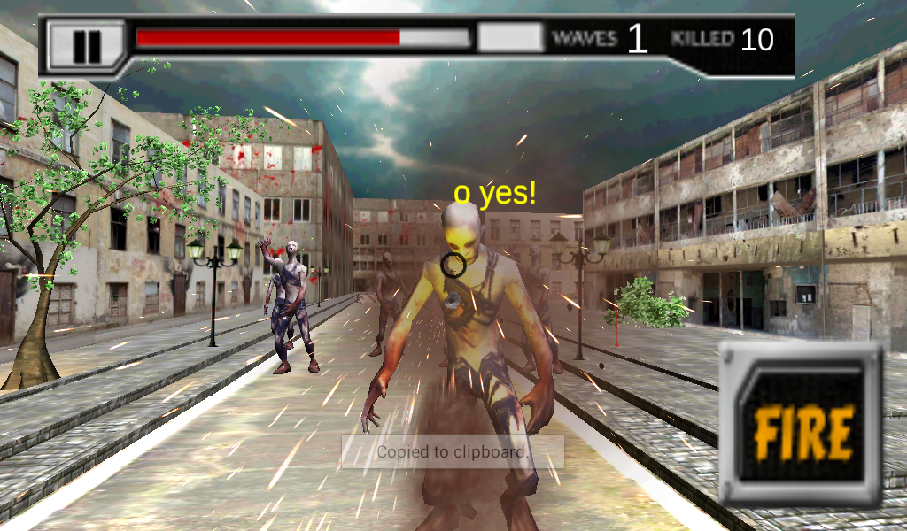 Zombie Street Road Killer 3D - screenshot