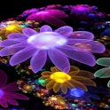 3D flower 012 logo