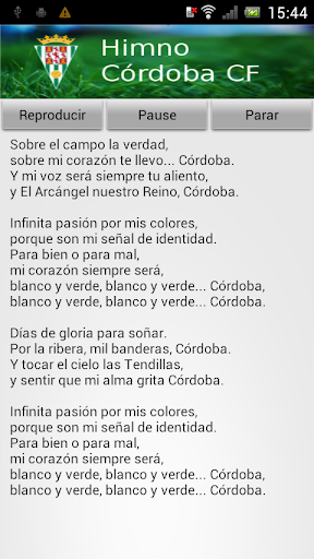 Himno Córdoba CF