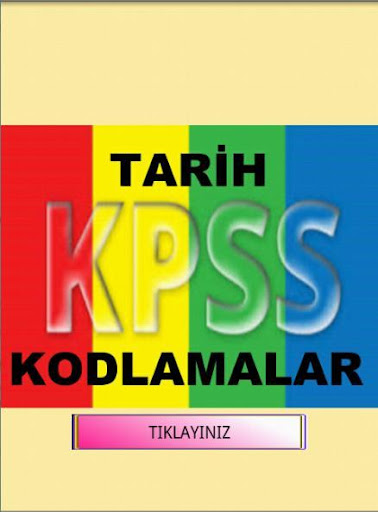 KPSS İNK.TARİH KISA KODLAMALAR