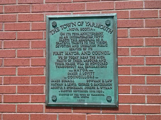Town Of Yarmouth 75th Anniversary Plaque