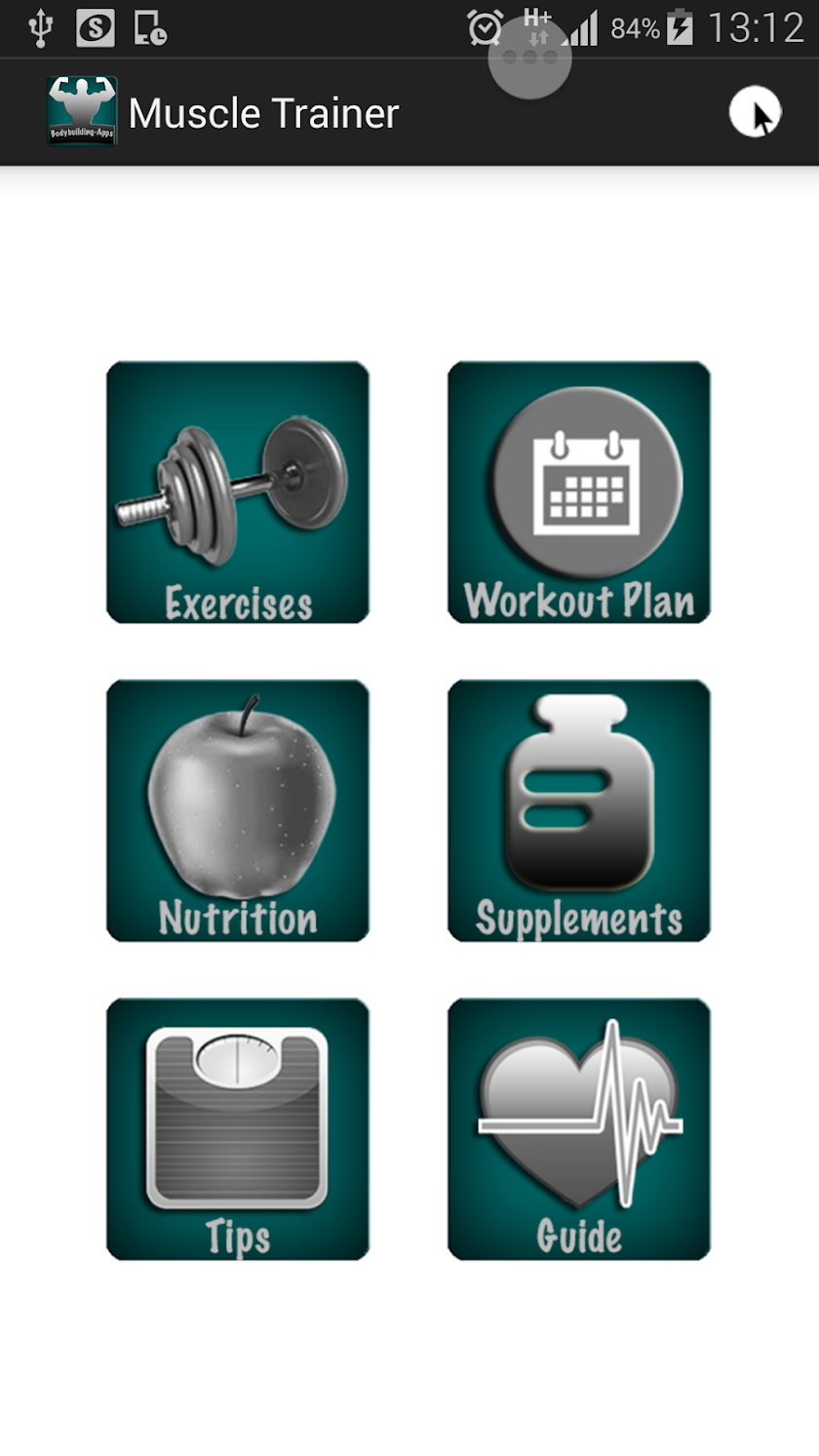 8 Week Muscle Building Trainer Screen 1