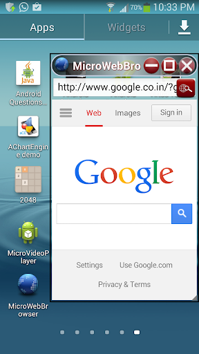 Micro Web Browser