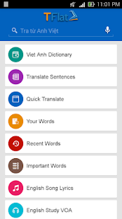  English Dictionary TFLAT – Vignette de la capture d'écran  