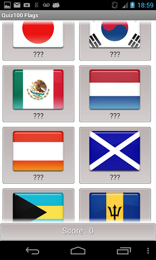 National Flag quiz 100