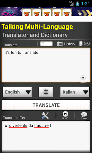 Italian Translator Dictionary