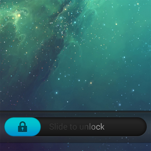 Blue Galaxy HD Locker Theme