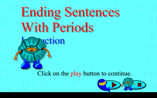 Ending Sentences With Periods