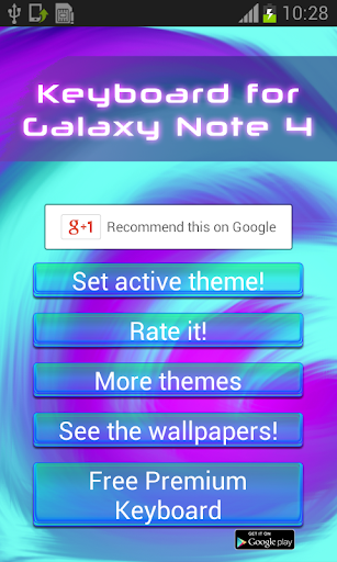 Keyboard for Galaxy Note 4