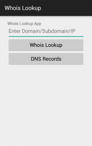 Whois Lookup Tool