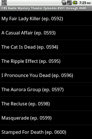 【免費音樂App】CBS Radio Mystery Theater V.12-APP點子