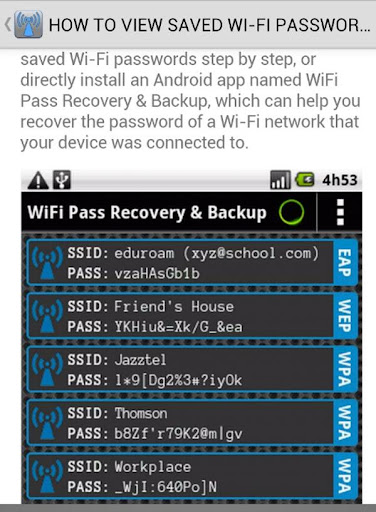 How to Wi-Fi Password Recover