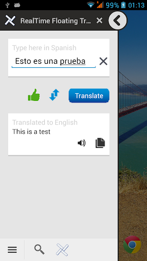 RealTime Floating Translator