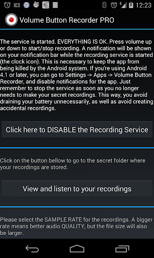 Volume Button Recorder PRO