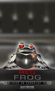 How to install poweramp skin frog silver red 3.02 unlimited apk for android