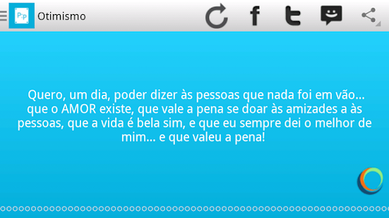 Android application PLIX Frases e Pensamentos screenshot