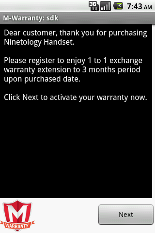 Ninetology M-Warranty