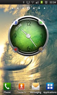 Colorful Glass Clock Widget HD Screenshots 4