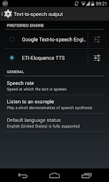 Eloquence Text To Speech poster 1