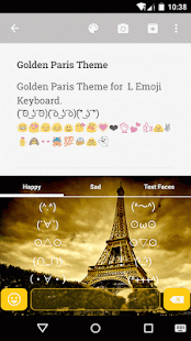 Golden Paris Emoji Keyboard(圖3)-速報App