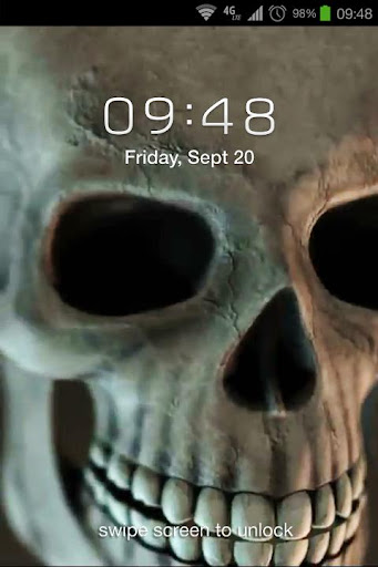 Skull 3D Live Wallpaper