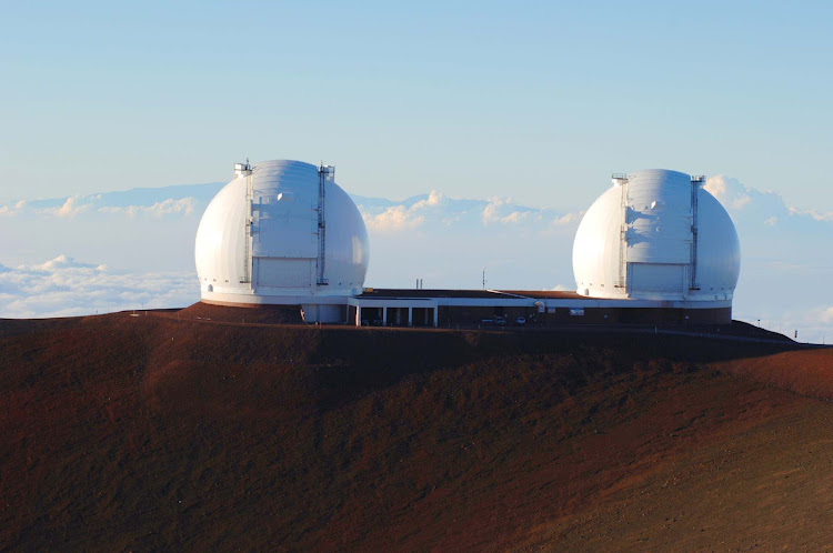 Maunakea Observatories on the summit of Mauna Kea on the Big Island of Hawaii. Its 8-meter Gemini optical/IR telescope, operated by a consortium of seven countries, is one of the most important land-based astronomy sites in the world.
