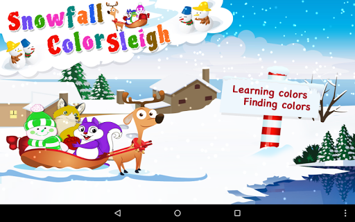 免費下載教育APP|Snowfall Colors Sleigh Free app開箱文|APP開箱王
