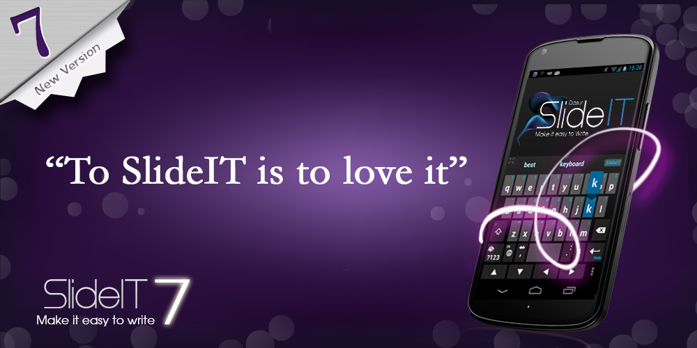 Android application SlideIT Keyboard screenshort