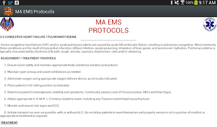 MA EMS Protocols poster 12