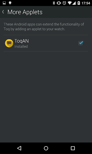 Toq Alternative Notifications