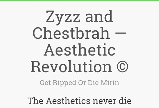 Zyzz and Chestbrah - Aesthetic