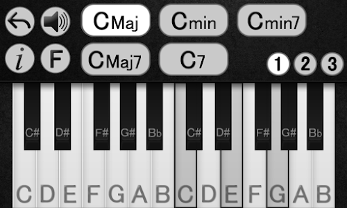 Android application Learn Piano Chords AdFree screenshort