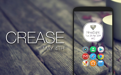Crease - Icon Pack v1.3.1 APK Crease - Icon Pack - screenshot thumbnail