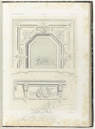 Plafond met detail, twee ornamenten